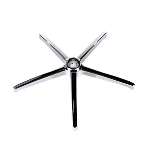 Base Chrome Plated Steel Spider 700mm Excluding Castors ISA